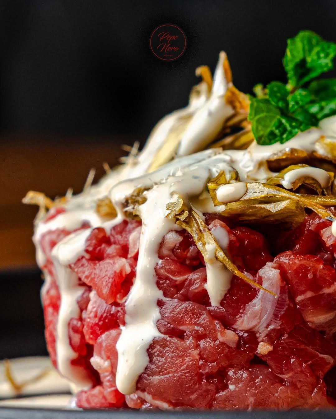 Tartare di manzo Pepe Nero